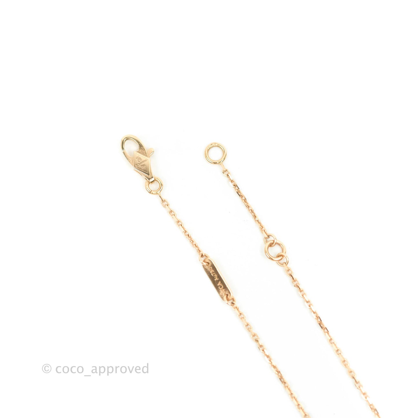 Van Cleef & Arpels Frivole Pendant Rose Gold Ruby Mini Model