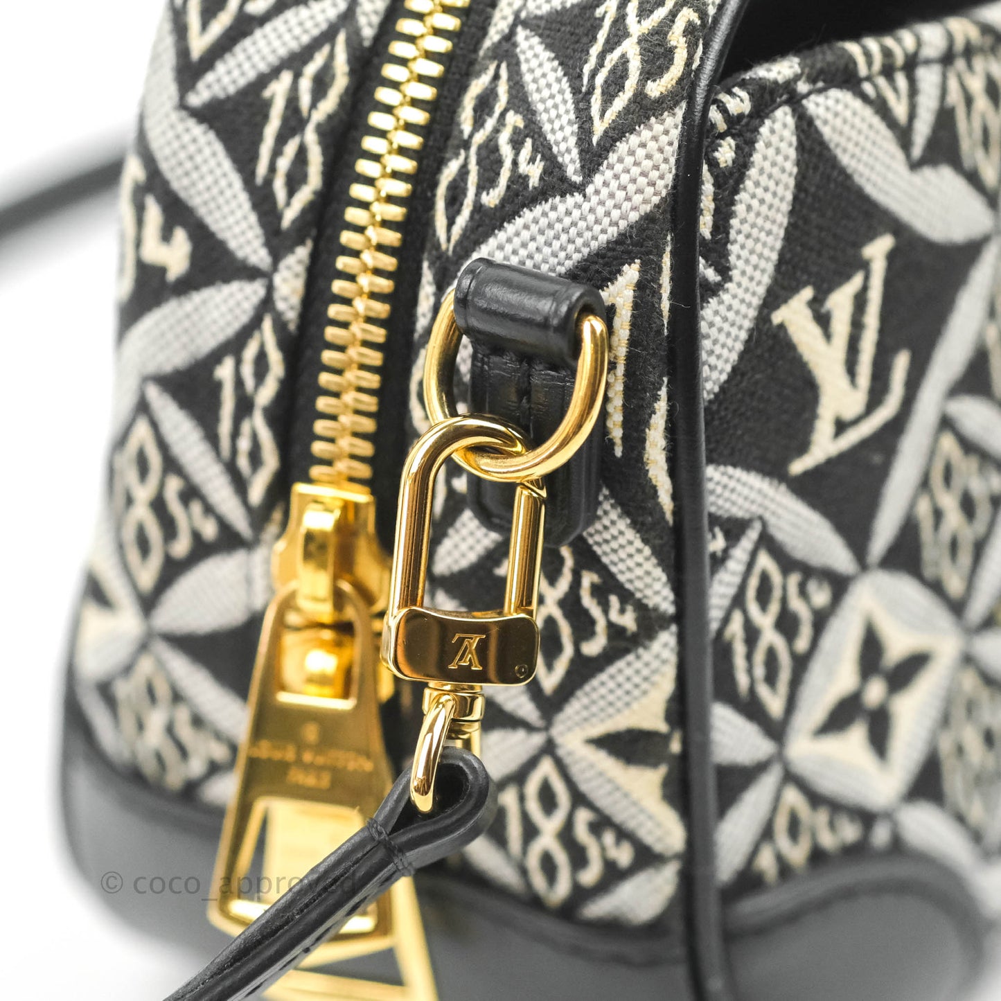 Louis Vuitton Jacquard Since 1854 Mini Deauville Grey