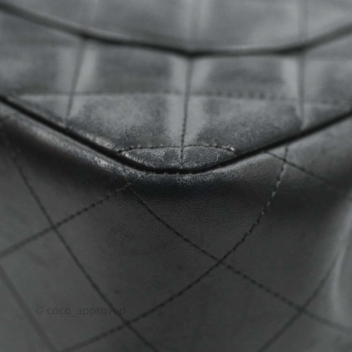 Chanel Jumbo Double Flap Black Lambskin Silver Hardware⁣⁣