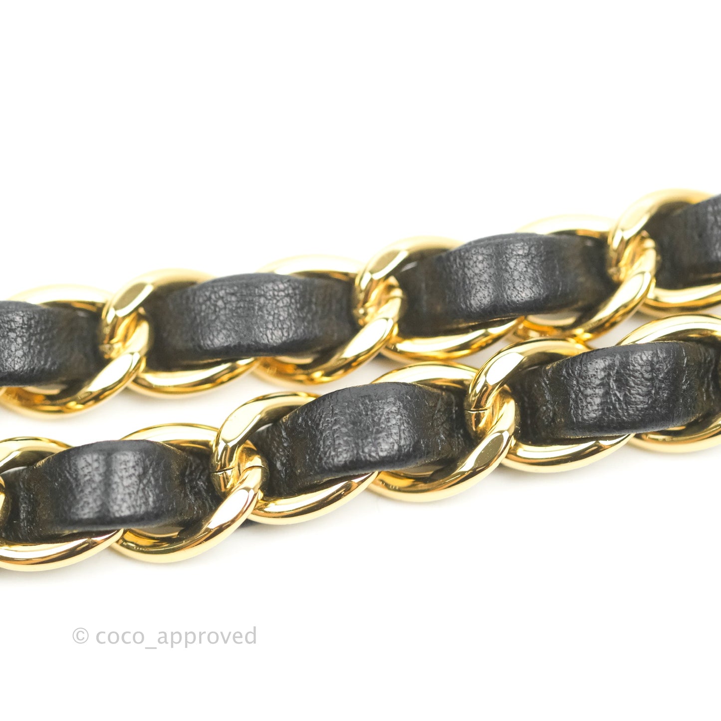 Chanel Classic M/L Medium Double Flap Black Lambskin Gold Hardware
