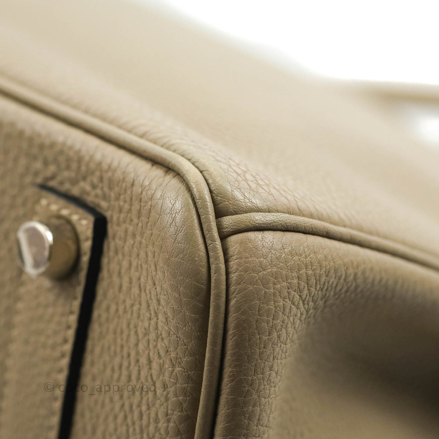 Hermès Birkin 35 Togo Gris Tourterelle Palladium Hardware