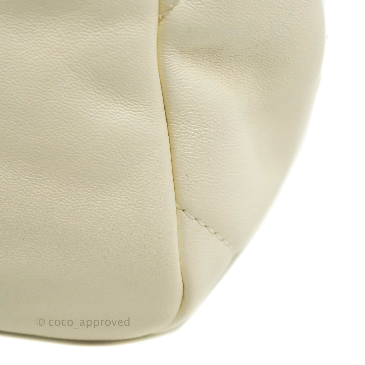 Chanel 19 Small White Mixed Hardware