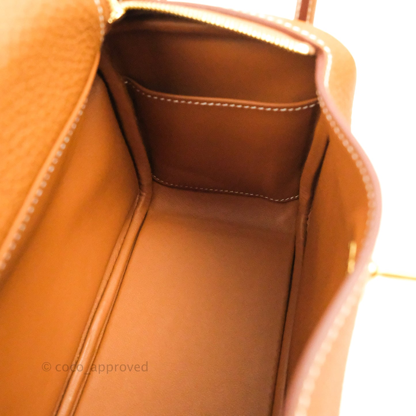 Hermès Mini Lindy 20 Gold Clemence Gold Hardware