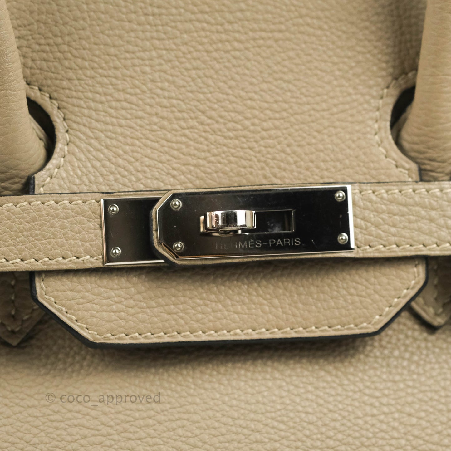 Hermès Birkin 35 Togo Gris Tourterelle Palladium Hardware
