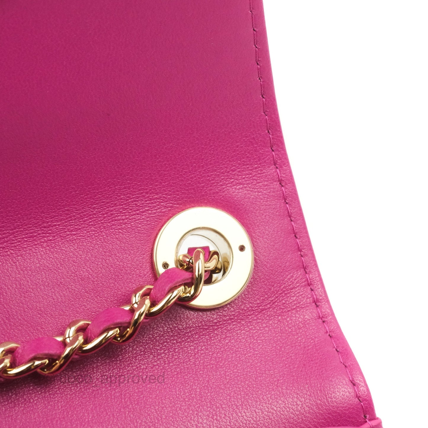 Chanel Mini Quilted Trendy CC Clutch With Chain Plum Lambskin Gold Hardware