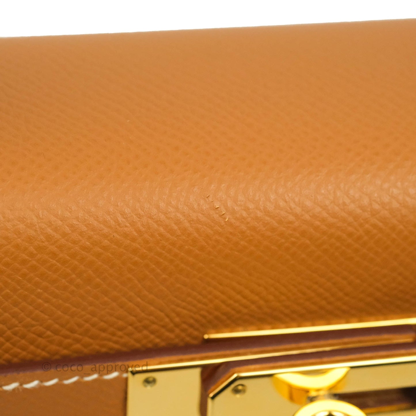Hermès Kelly 28 Gold Epsom Gold Hardware