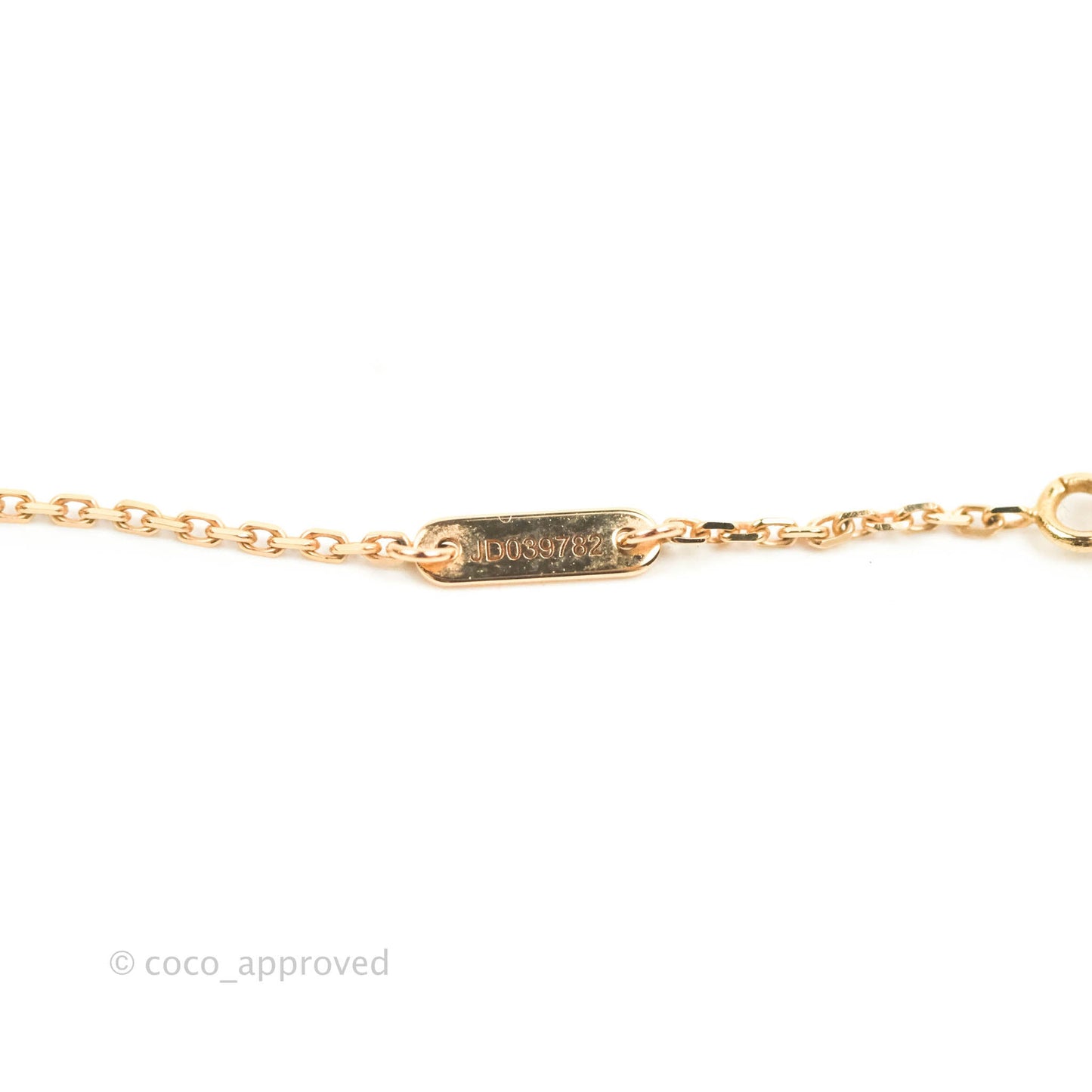 Van Cleef & Arpels Frivole Pendant Rose Gold Ruby Mini Model