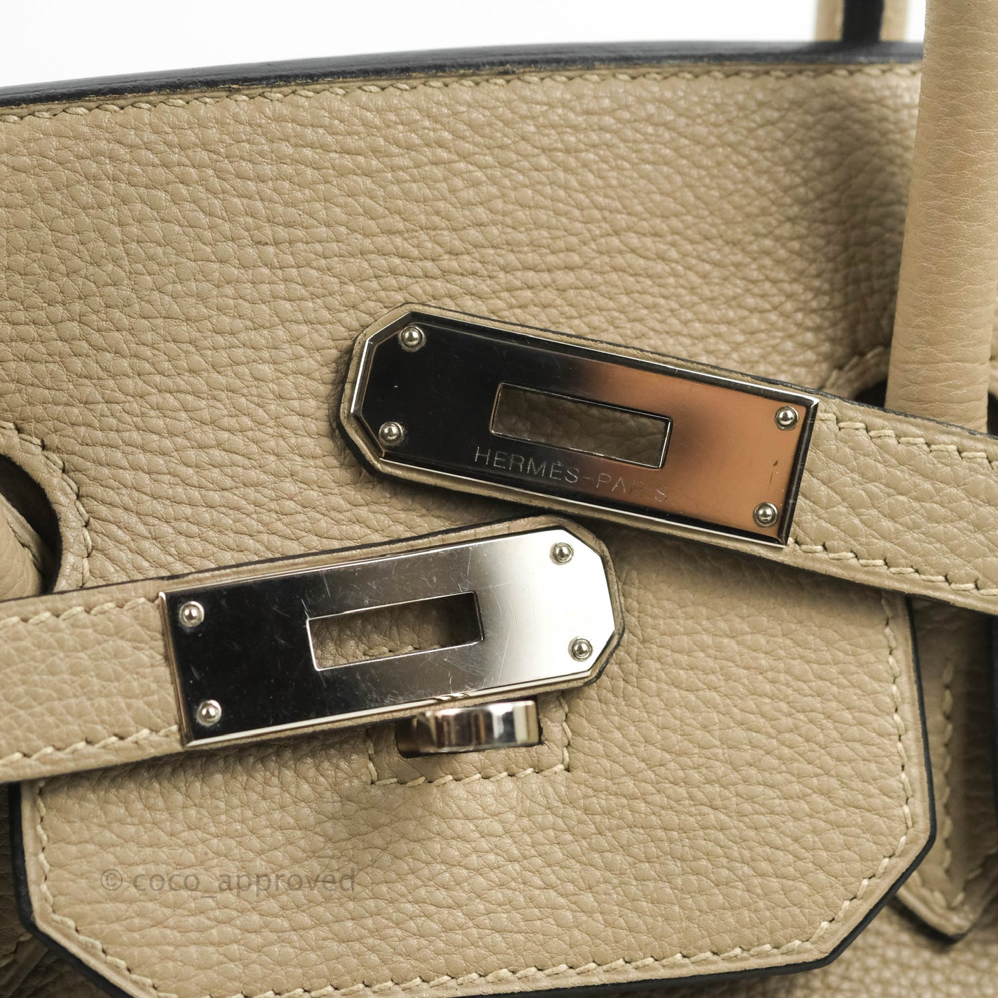Hermès Birkin 35 Togo Gris Tourterelle Palladium Hardware