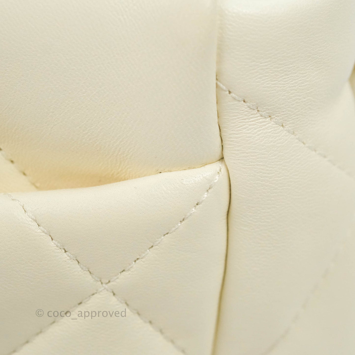 Chanel 19 Small White Mixed Hardware