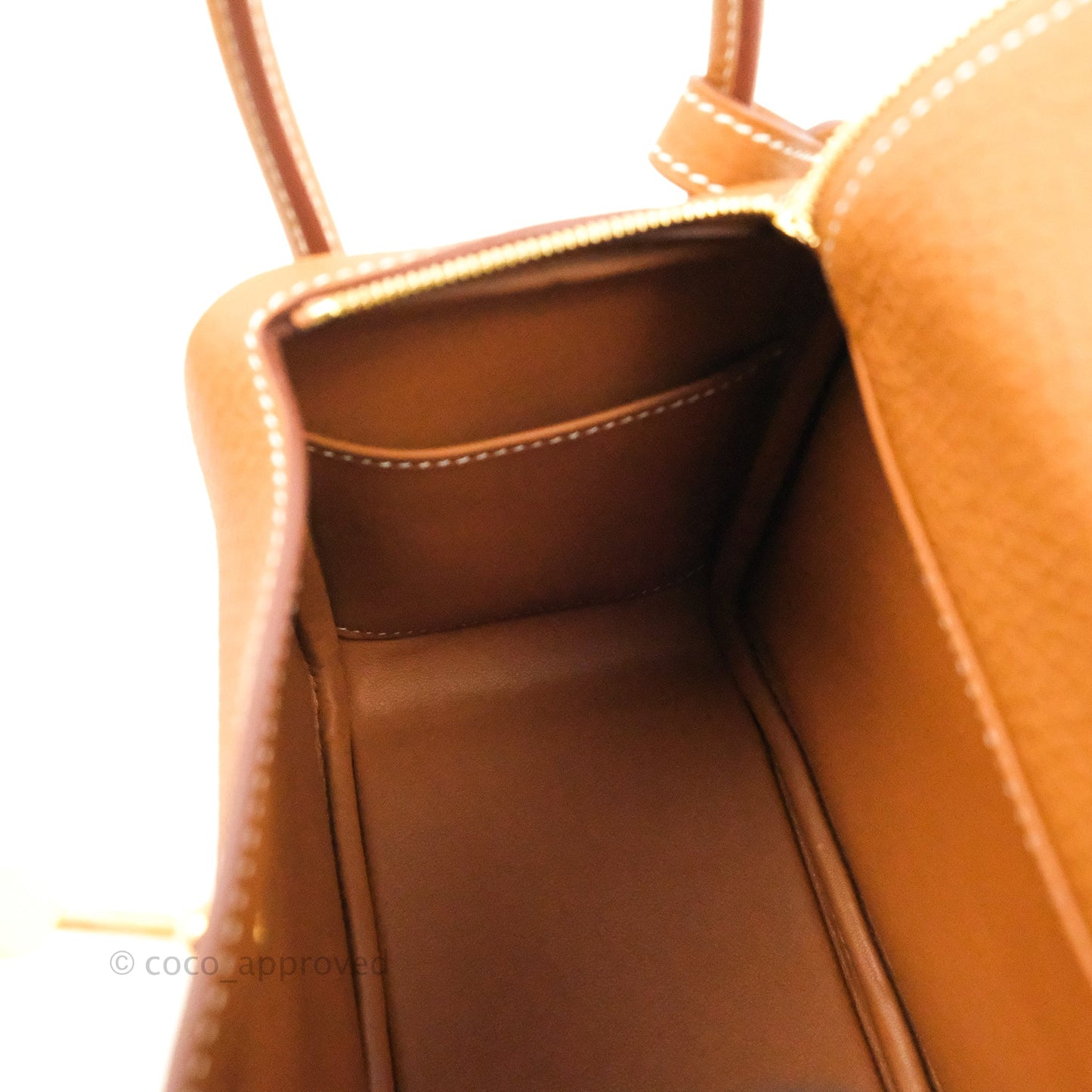 Hermès Mini Lindy 20 Gold Clemence Gold Hardware