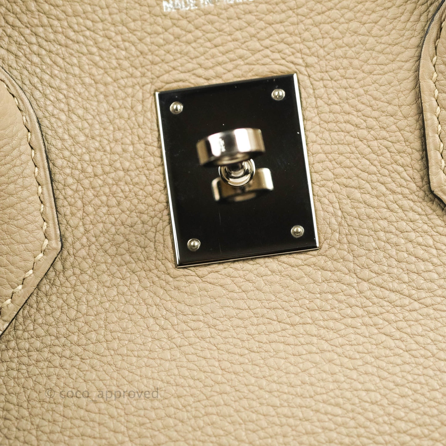 Hermès Birkin 35 Togo Gris Tourterelle Palladium Hardware