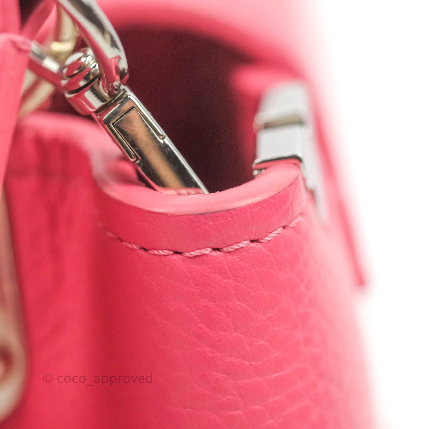 Louis Vuitton Capucines BB Embellished Pink