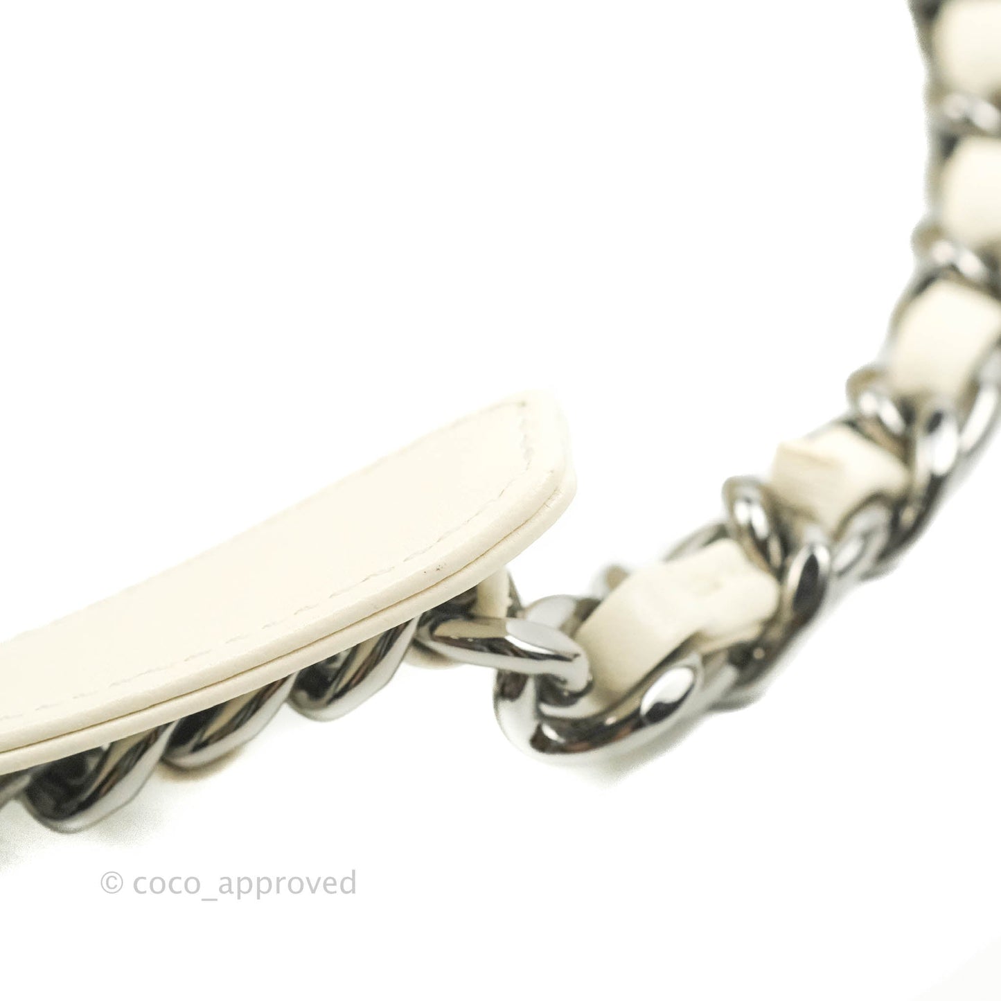 Chanel 19 Small White Mixed Hardware