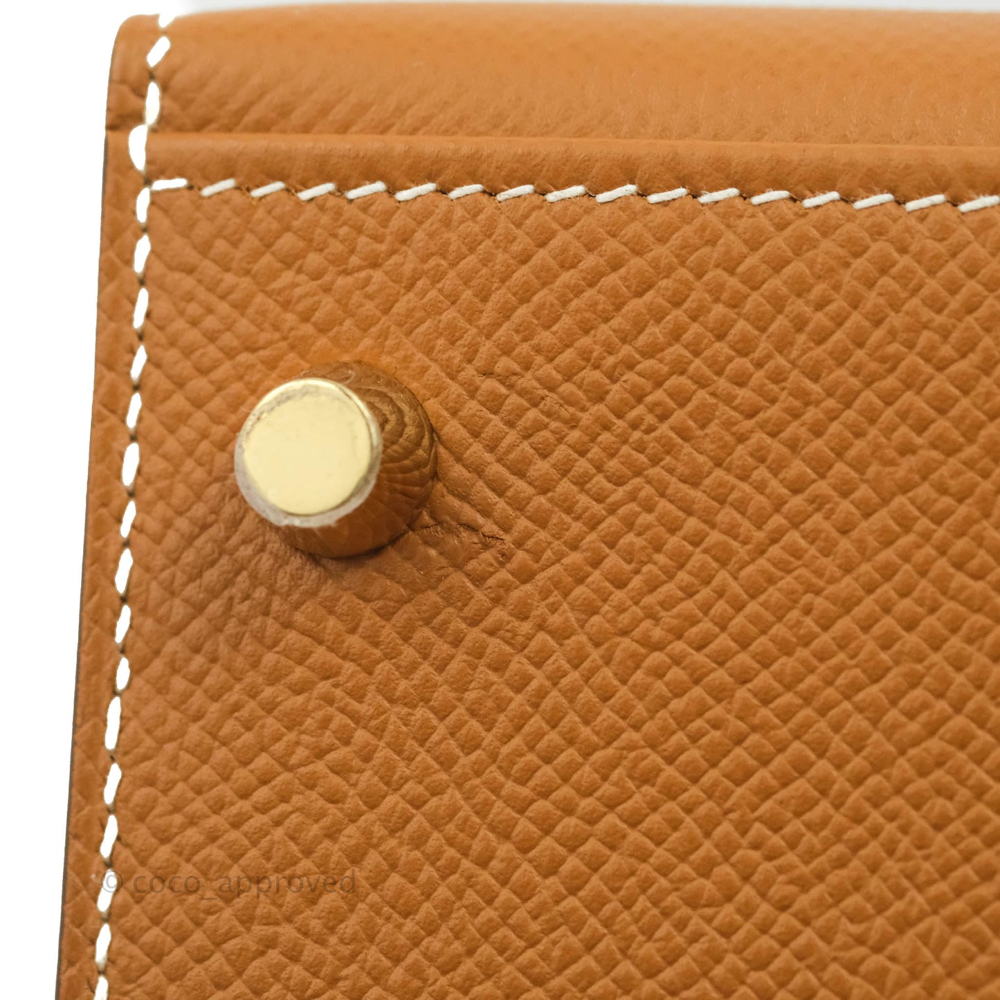 Hermès Kelly 28 Gold Epsom Gold Hardware