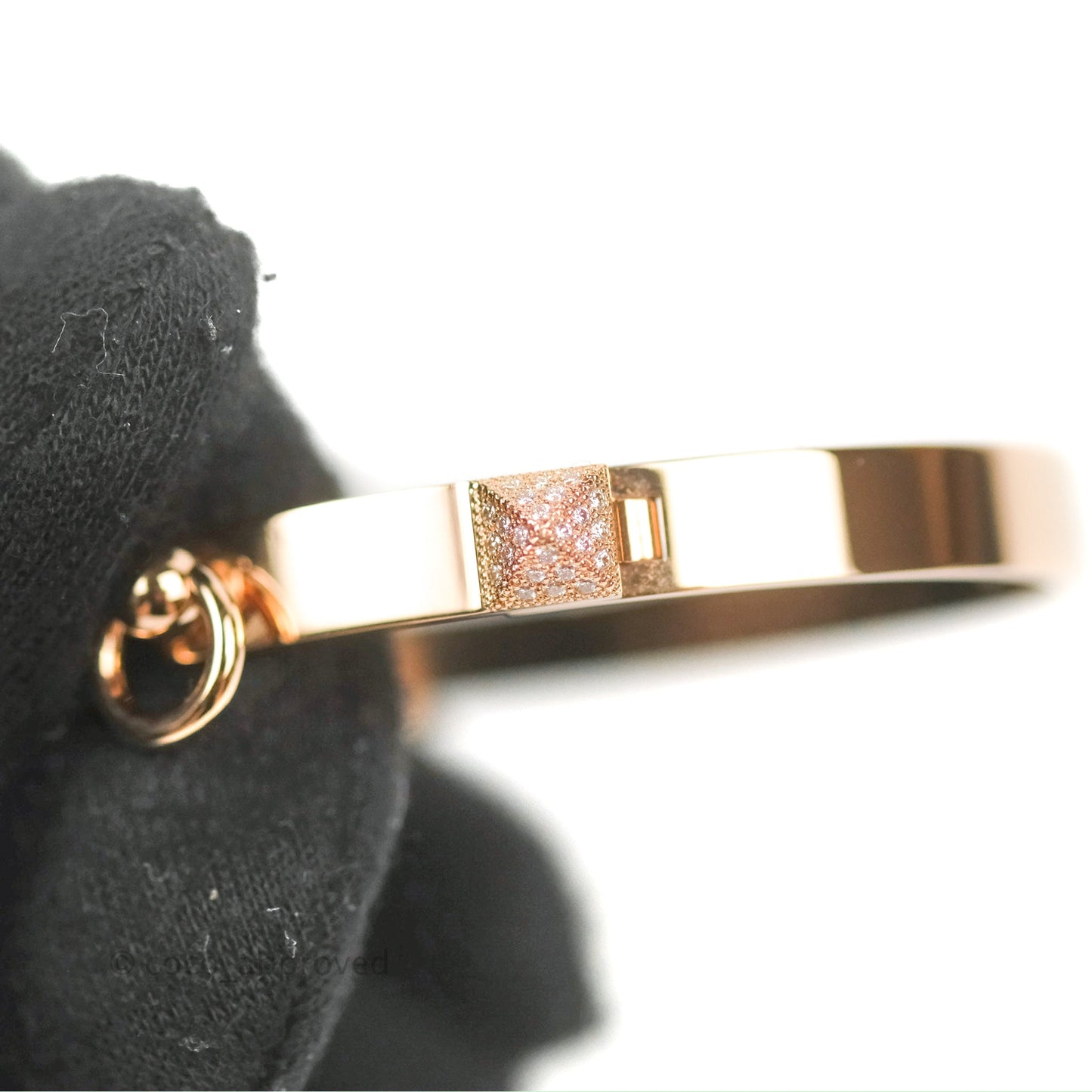 Hermès Collier De Chien Bracelet Rose Gold PM