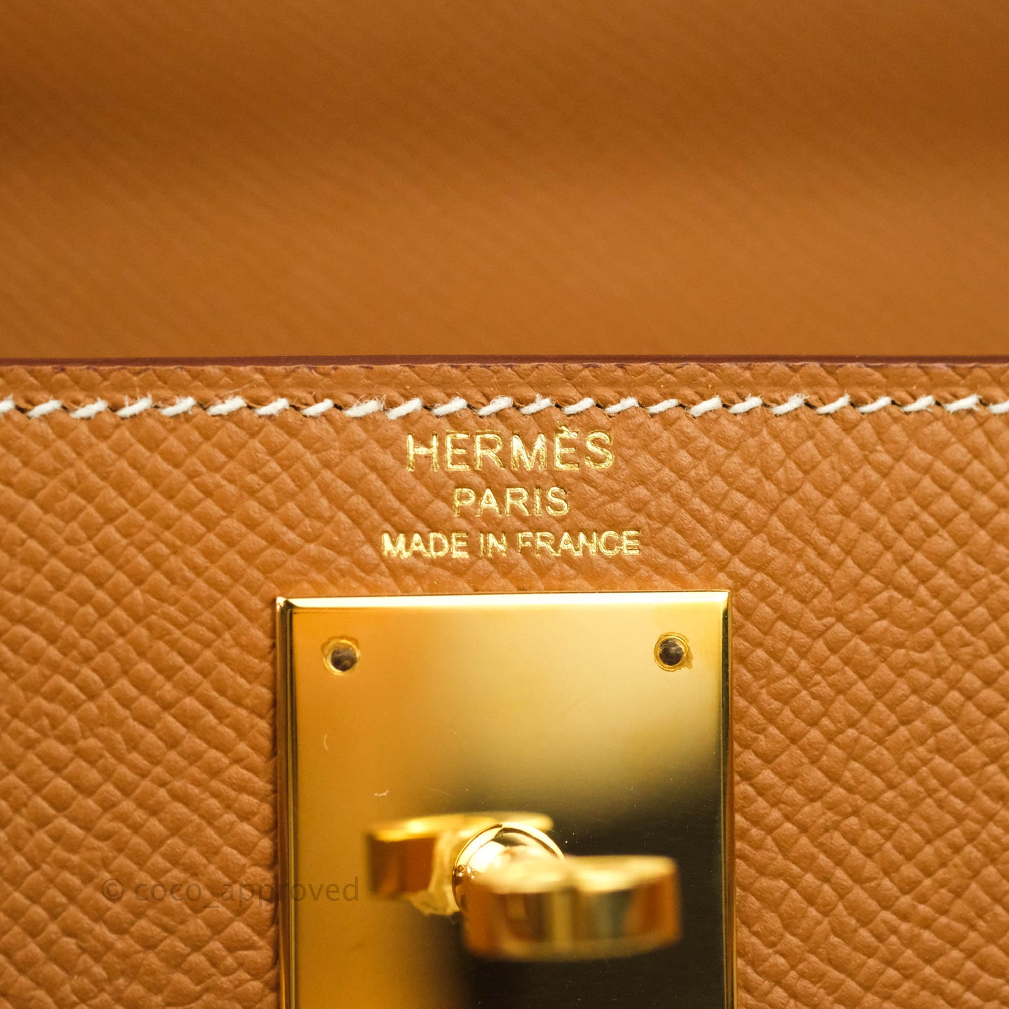 Hermès Kelly 28 Gold Epsom Gold Hardware