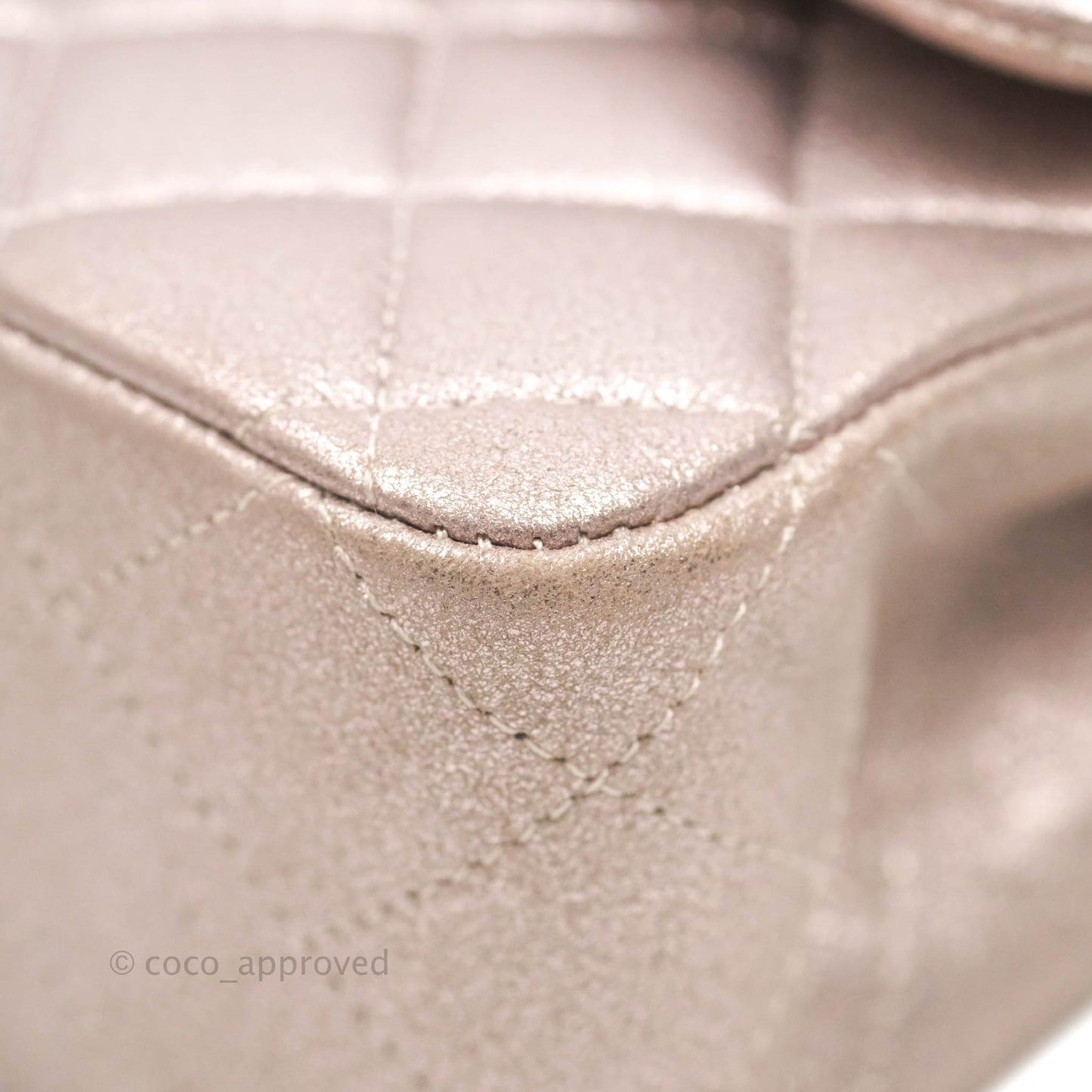 Chanel Classic M/L Medium Double Flap Rose Gold Pink Lambskin Gold Hardware