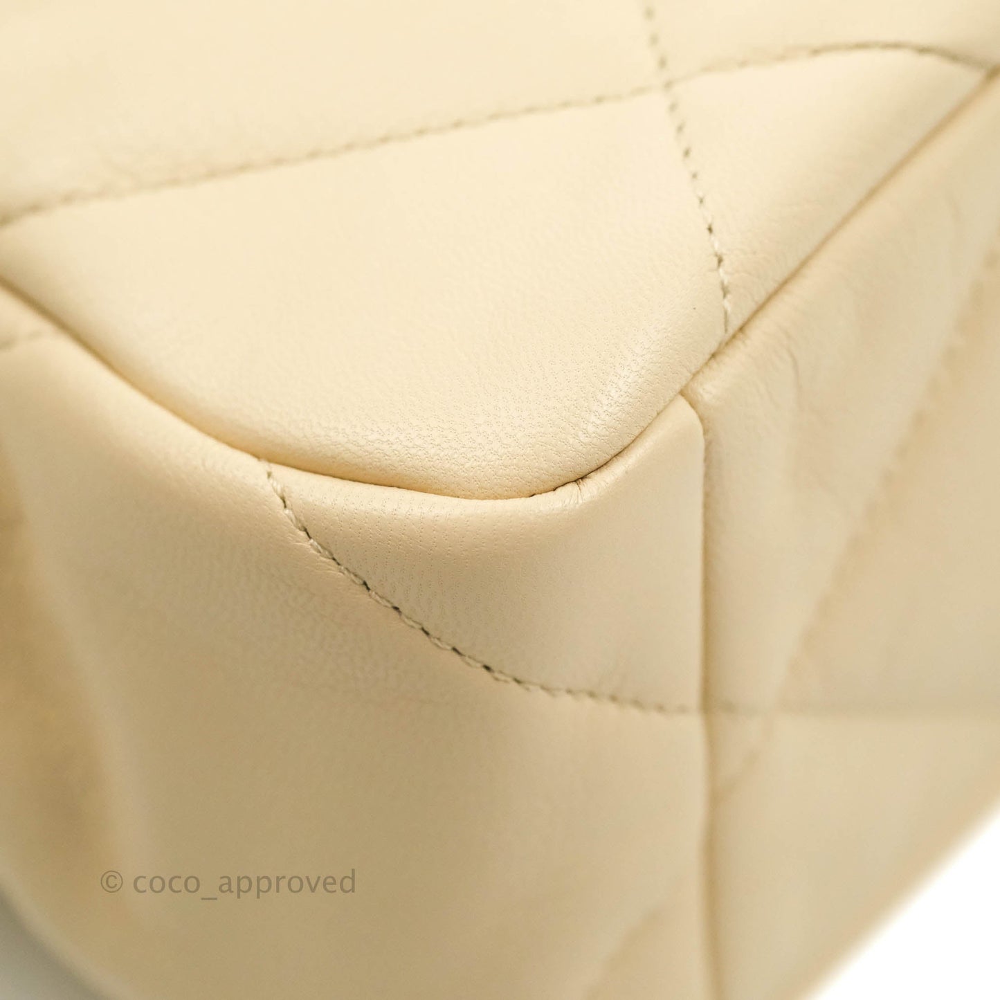 Chanel 19 Medium Beige Goatskin Mixed Hardware 20A