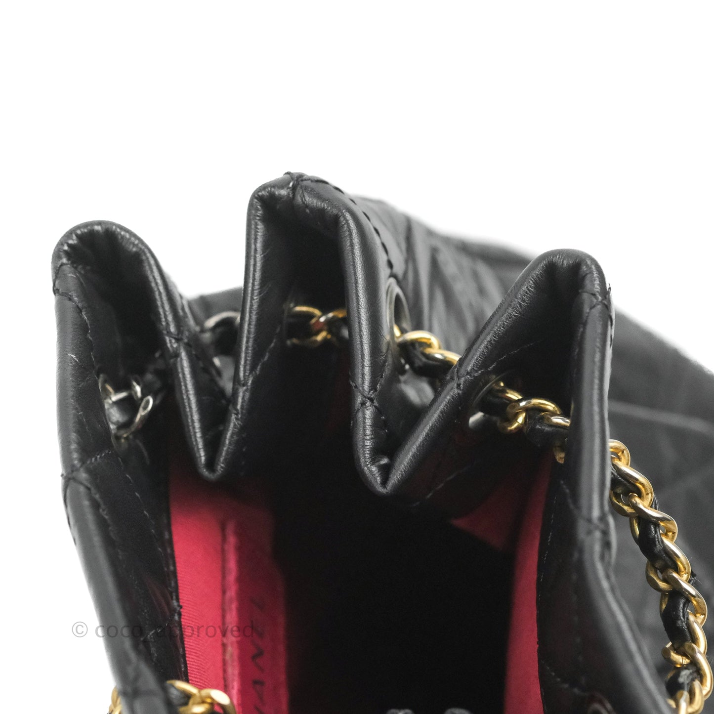 Chanel Medium Gabrielle Backpack Black Aged Calfskin