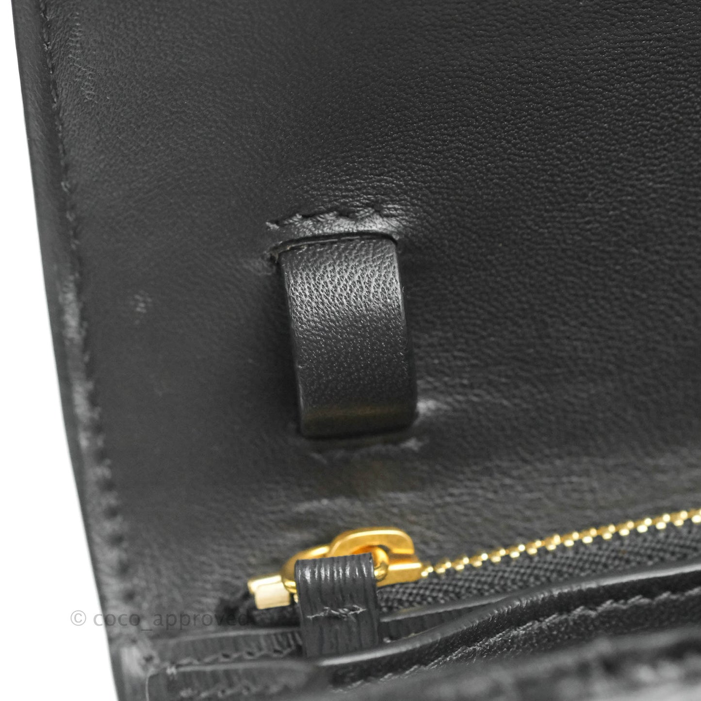 Celine Medium Classic Box Flap Dark Grey Liege Calfskin