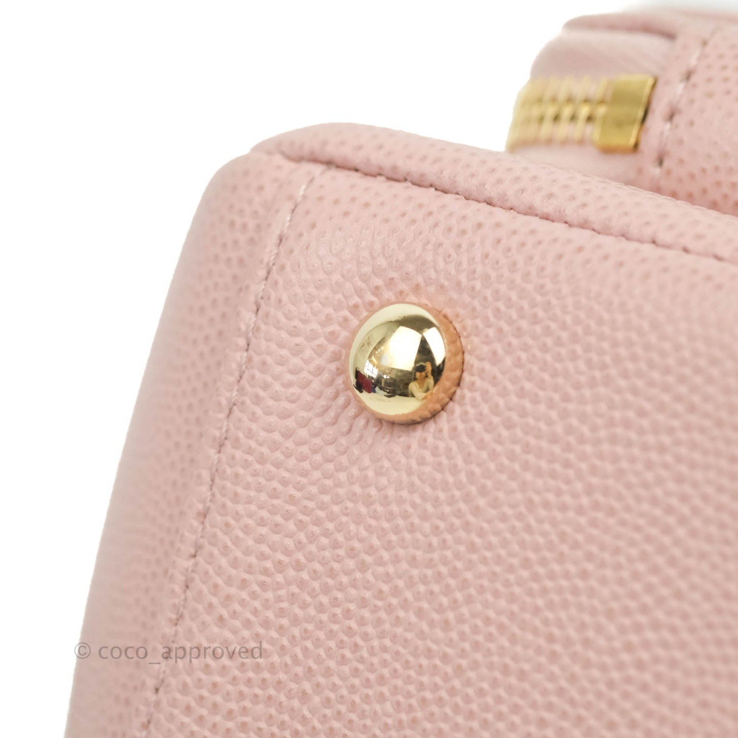 Chanel Quilted Small Business Affinity Flap Pink Caviar Gold Hardware