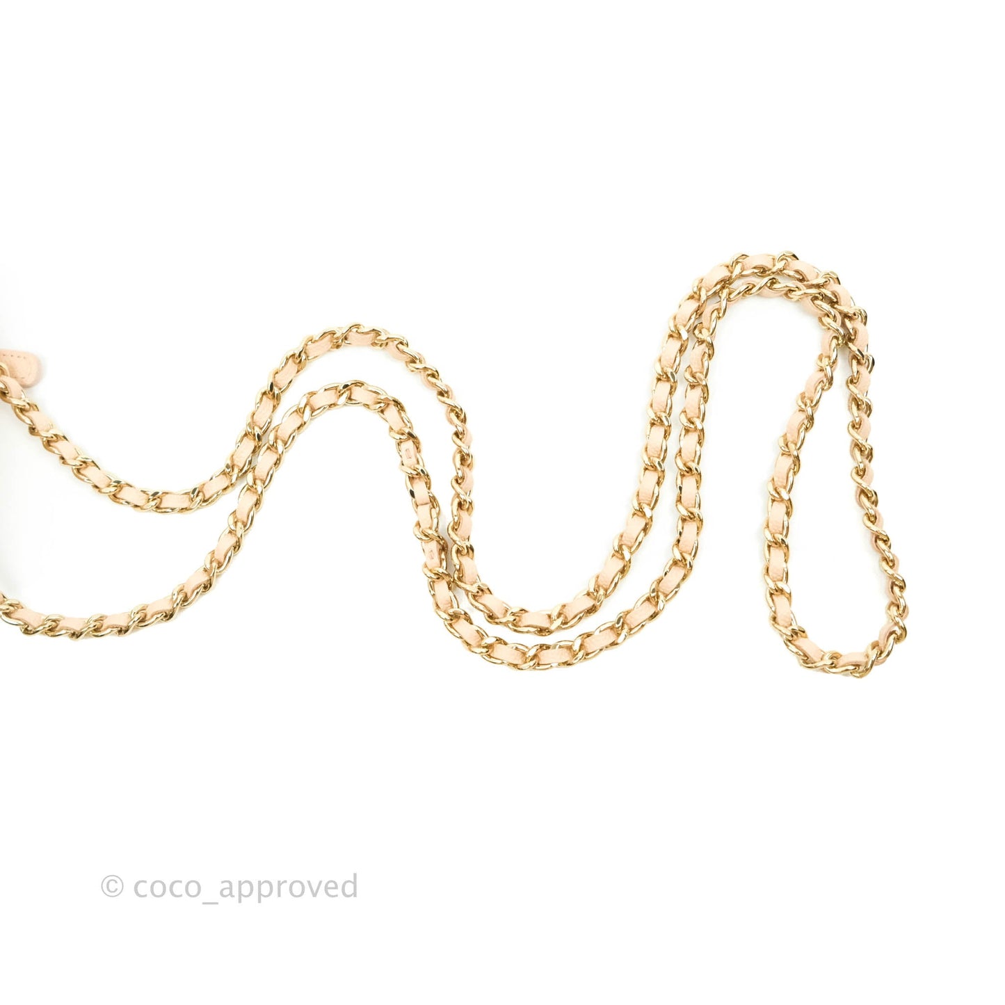 Chanel Classic Mini Vanity With Chain Beige Caviar Gold Hardware