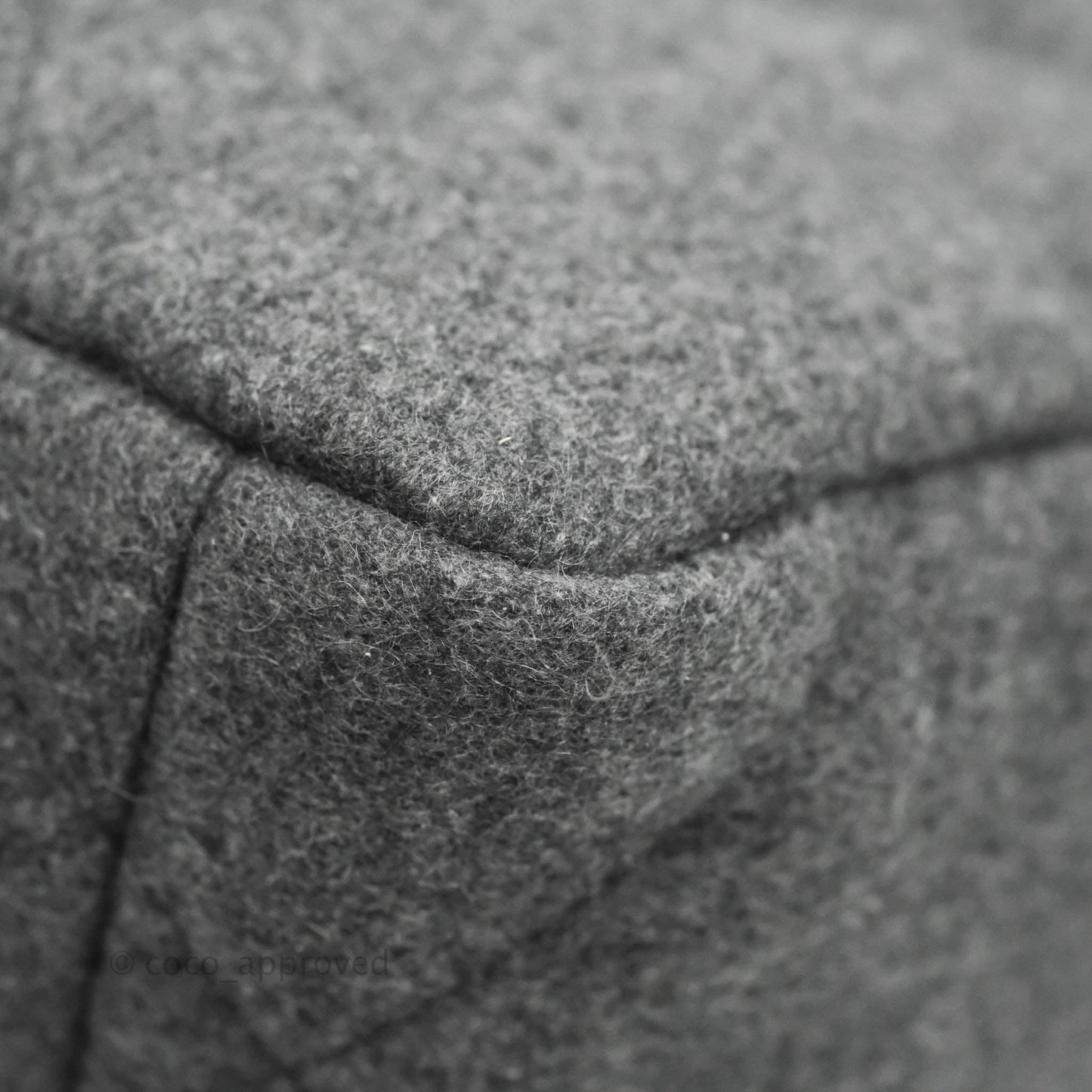 Chanel 19 Small Grey Wool Fabric Mixed Hardware