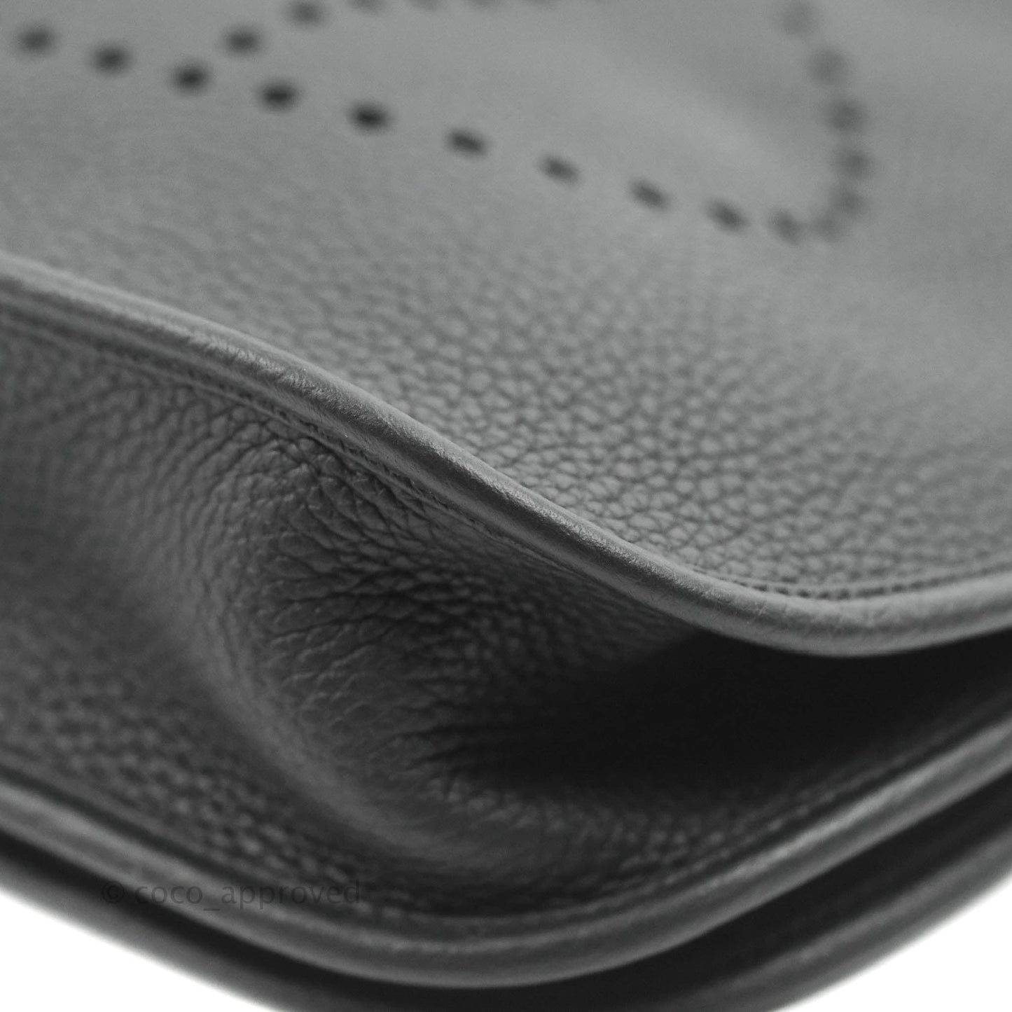 Hermes Evelyne III 29 Black Clemence Gold Hardware