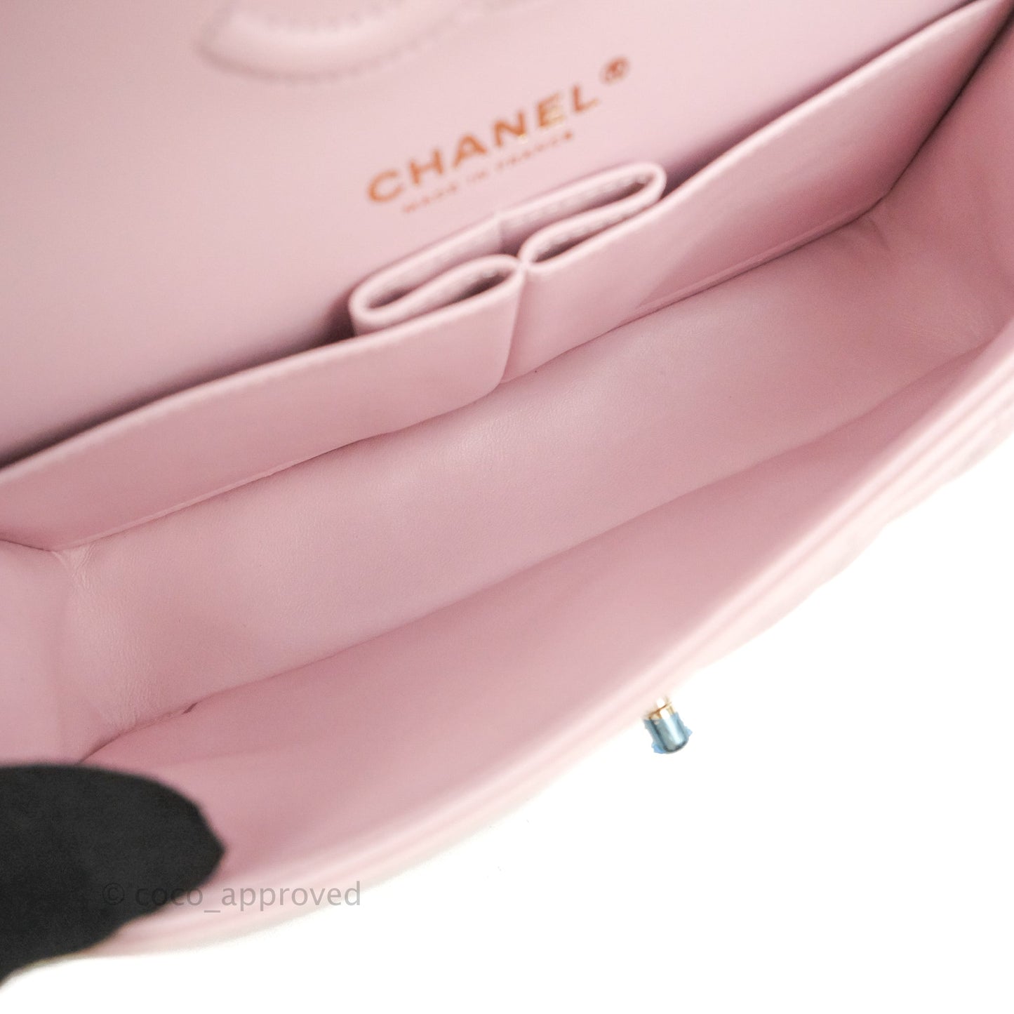 Chanel Classic Small S/M Flap Pink Caviar Gold Hardware