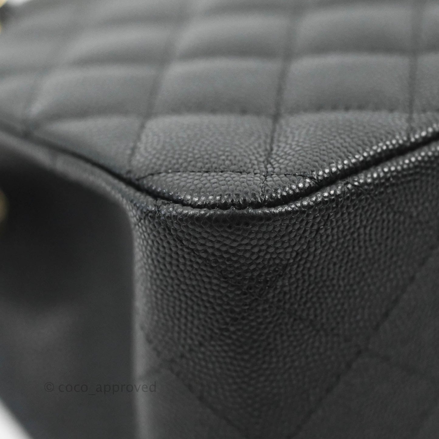 Chanel Mini Bucket Tote Black Caviar Gold Hardware 22S