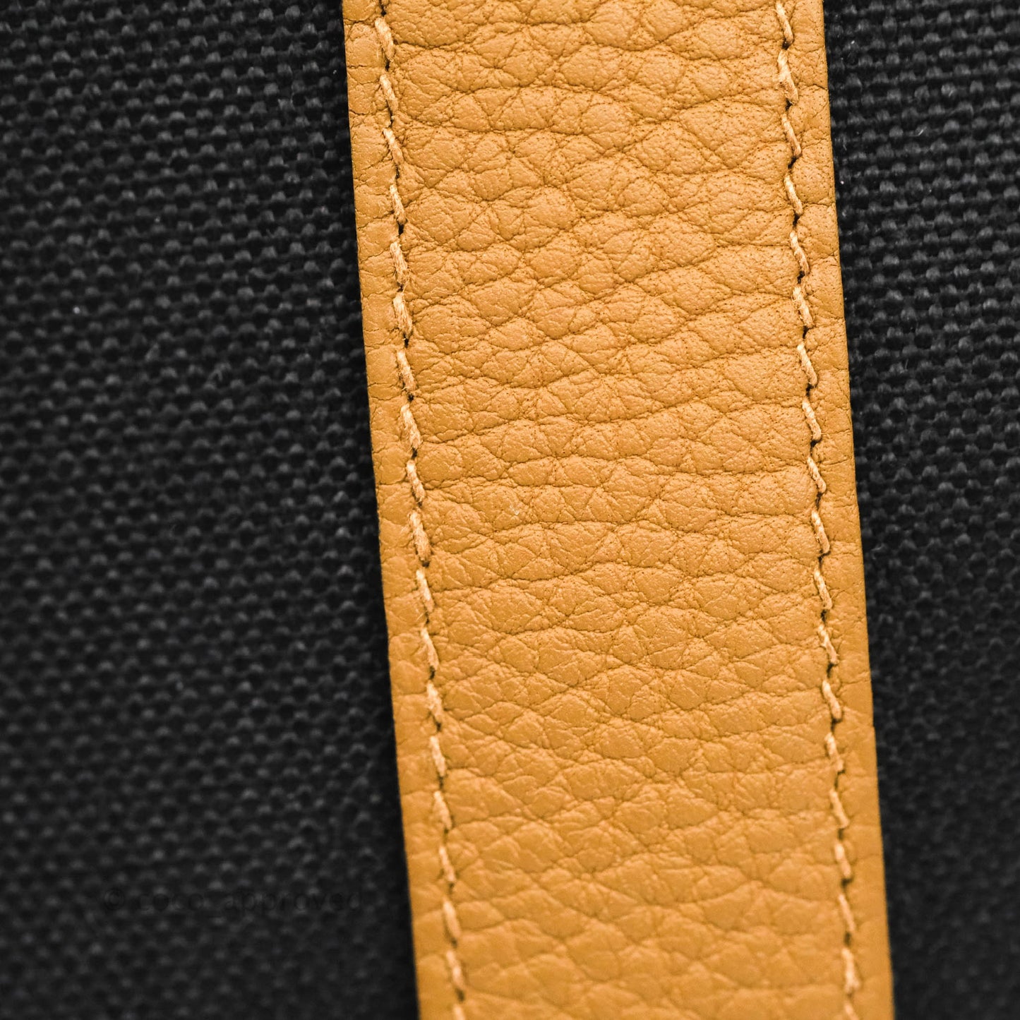 Hermès Garden Party 30 Black Canvas Alezan Negonda