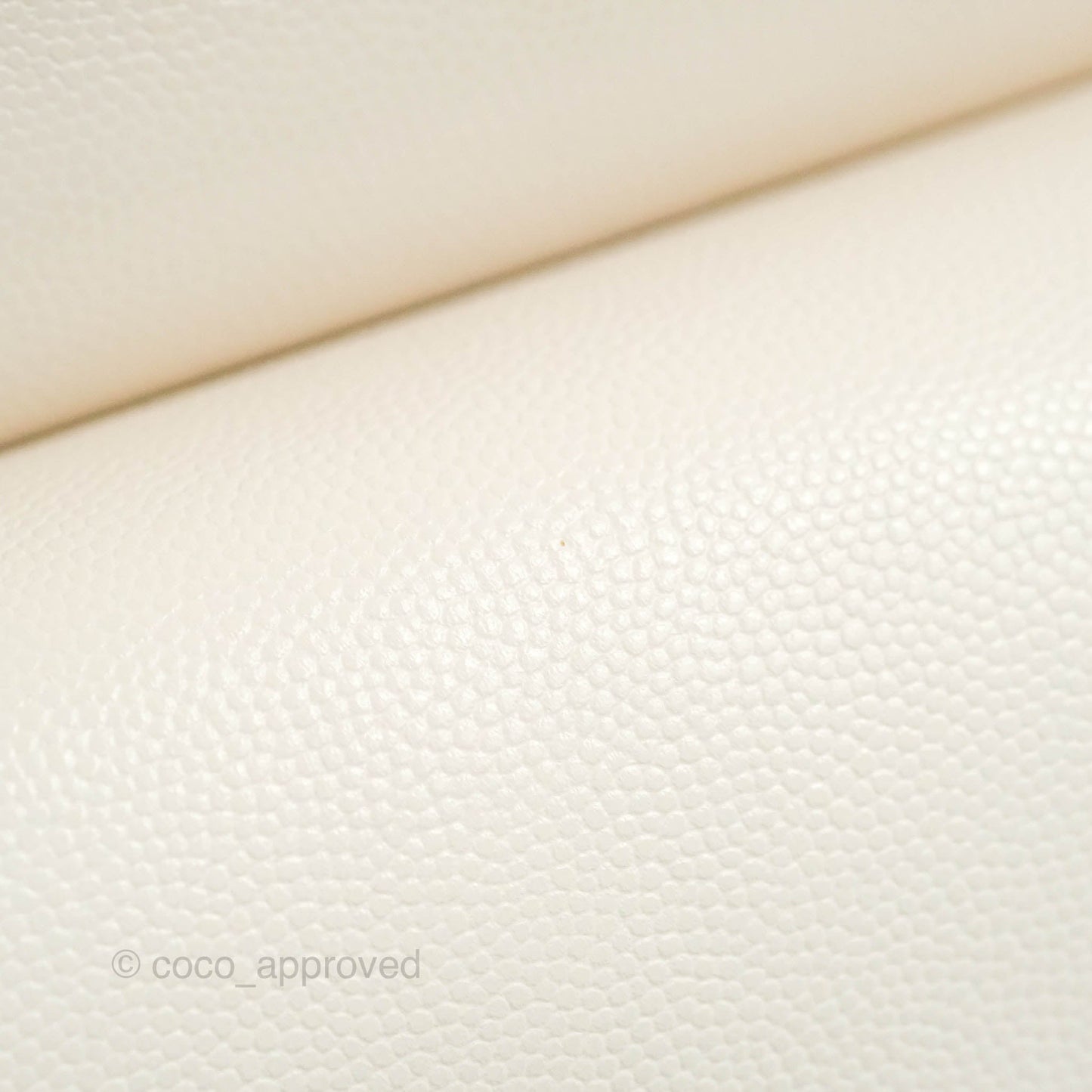 Chanel Classic Small S/M Flap White Caviar Gold Hardware 21S