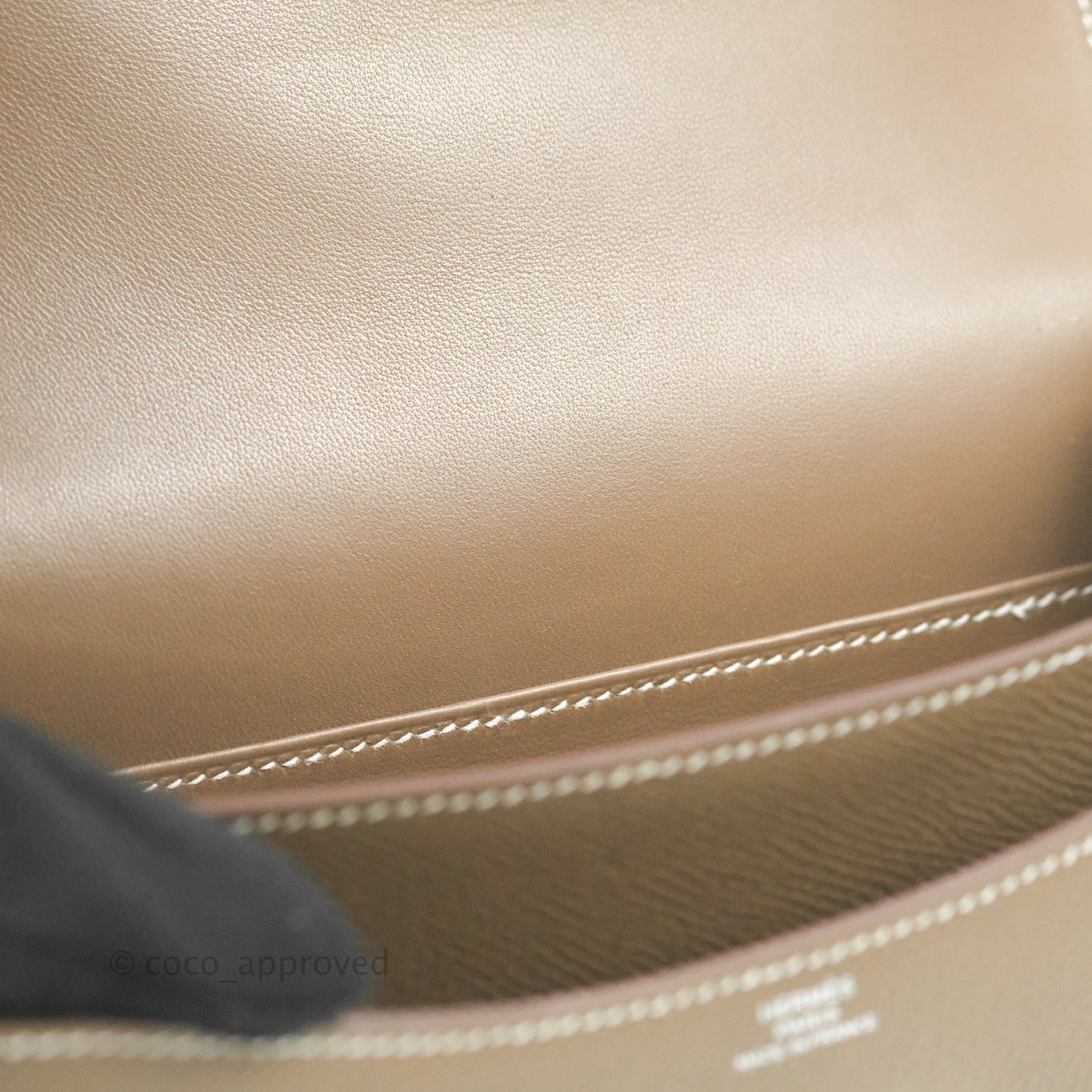 Hermès Constance Mini 18cm Etoupe Epsom Palladium Hardware