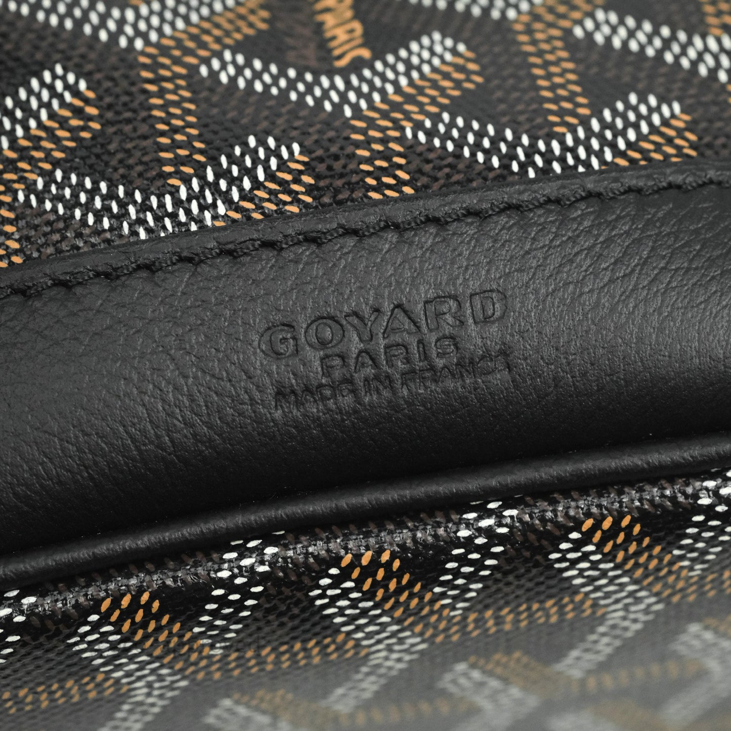 Goyard Petit Flot Black Drawstring Bucket Bag
