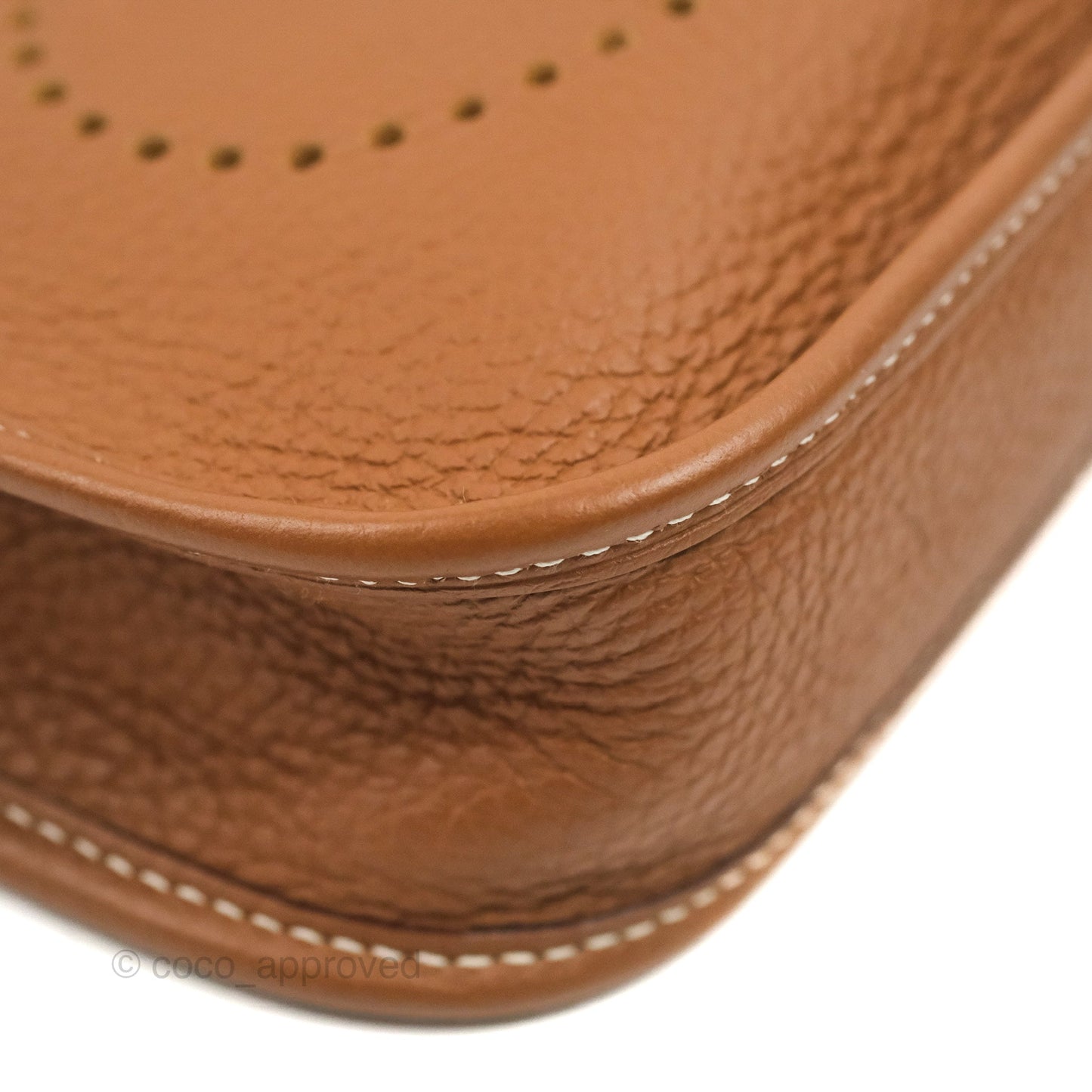 Hermès Mini Evelyne 16 Gold Clemence Palladium Hardware