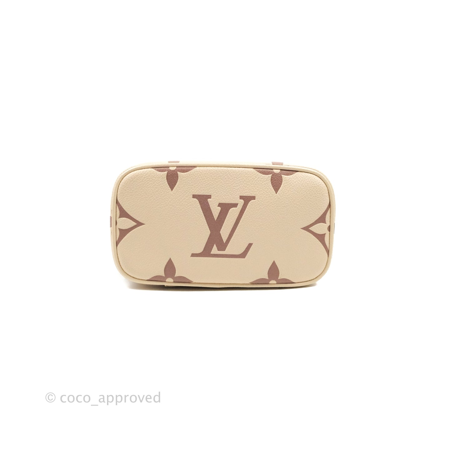 Louis Vuitton Empreinte Monogram Giant Vanity PM Creme Bois De Rose