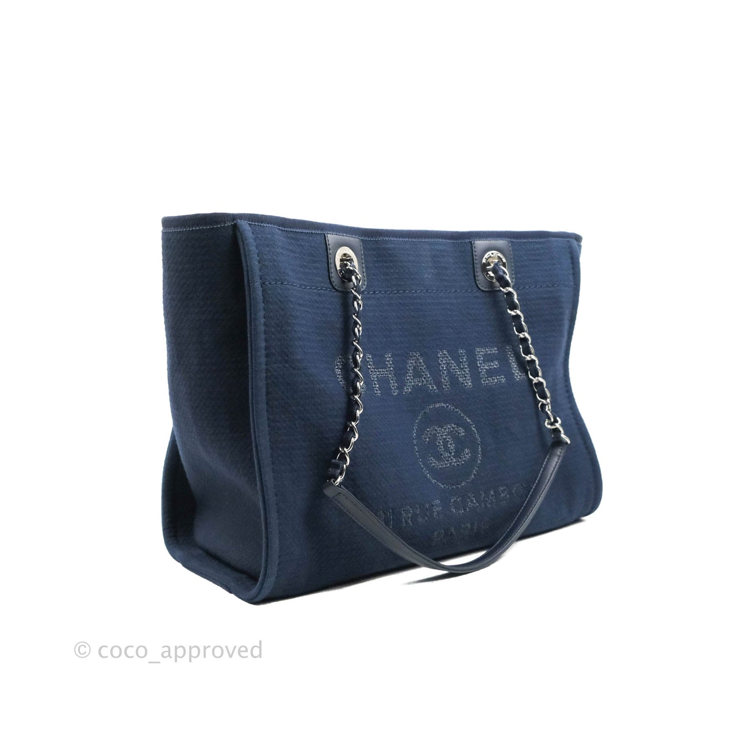Chanel Canvas Deauville Medium Navy