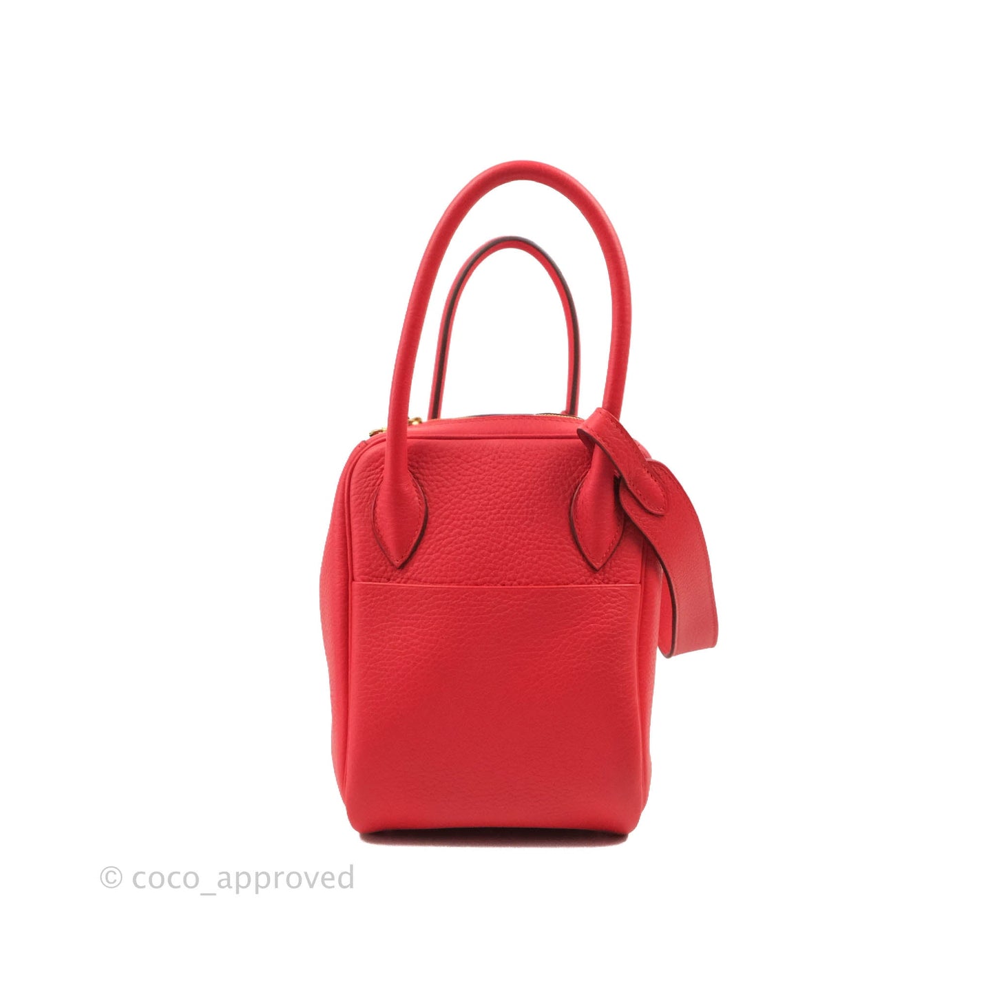 Hermès Lindy 26 Rouge de Coeur Clemence Gold Hardware
