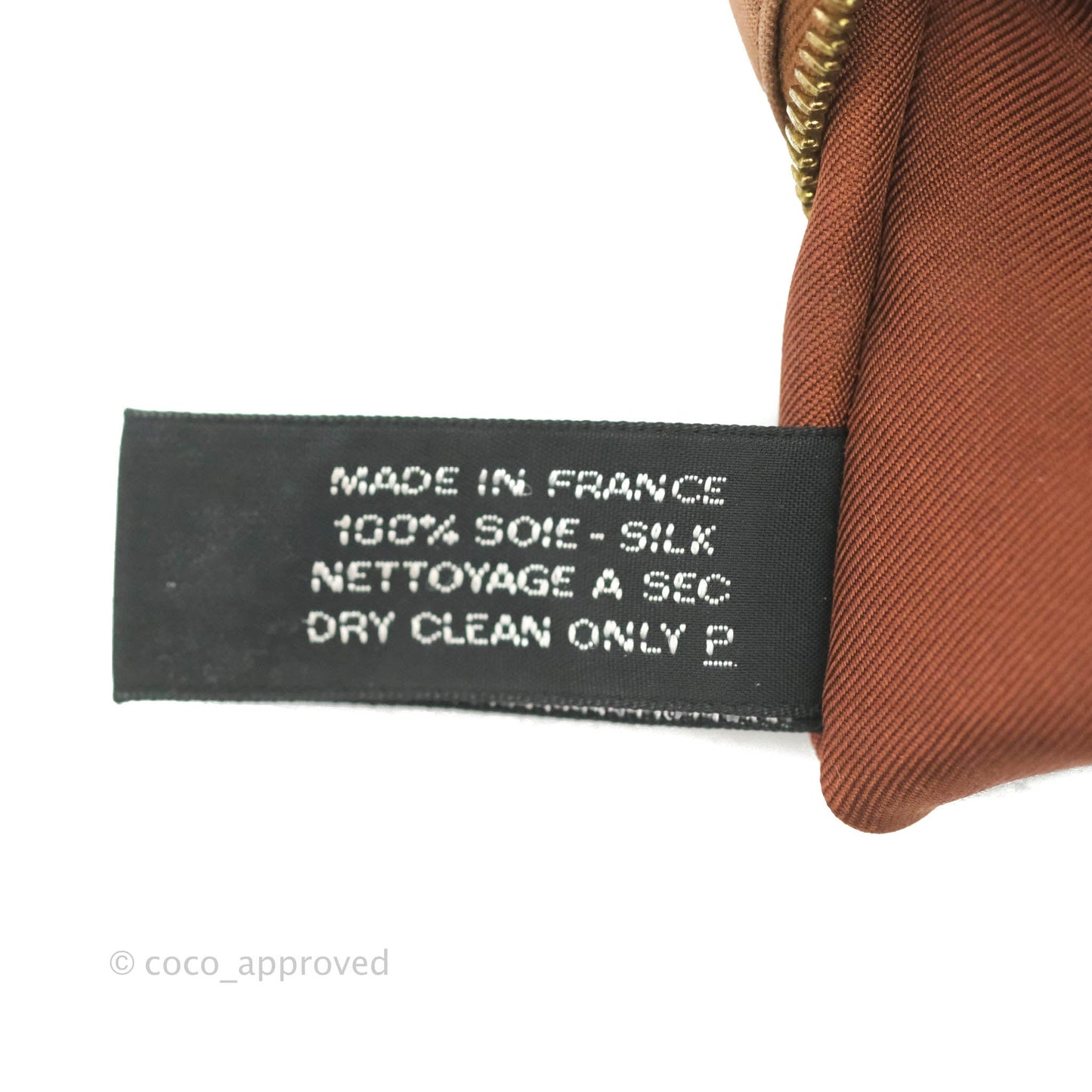 Hermès Silk City Tote Bag Marron