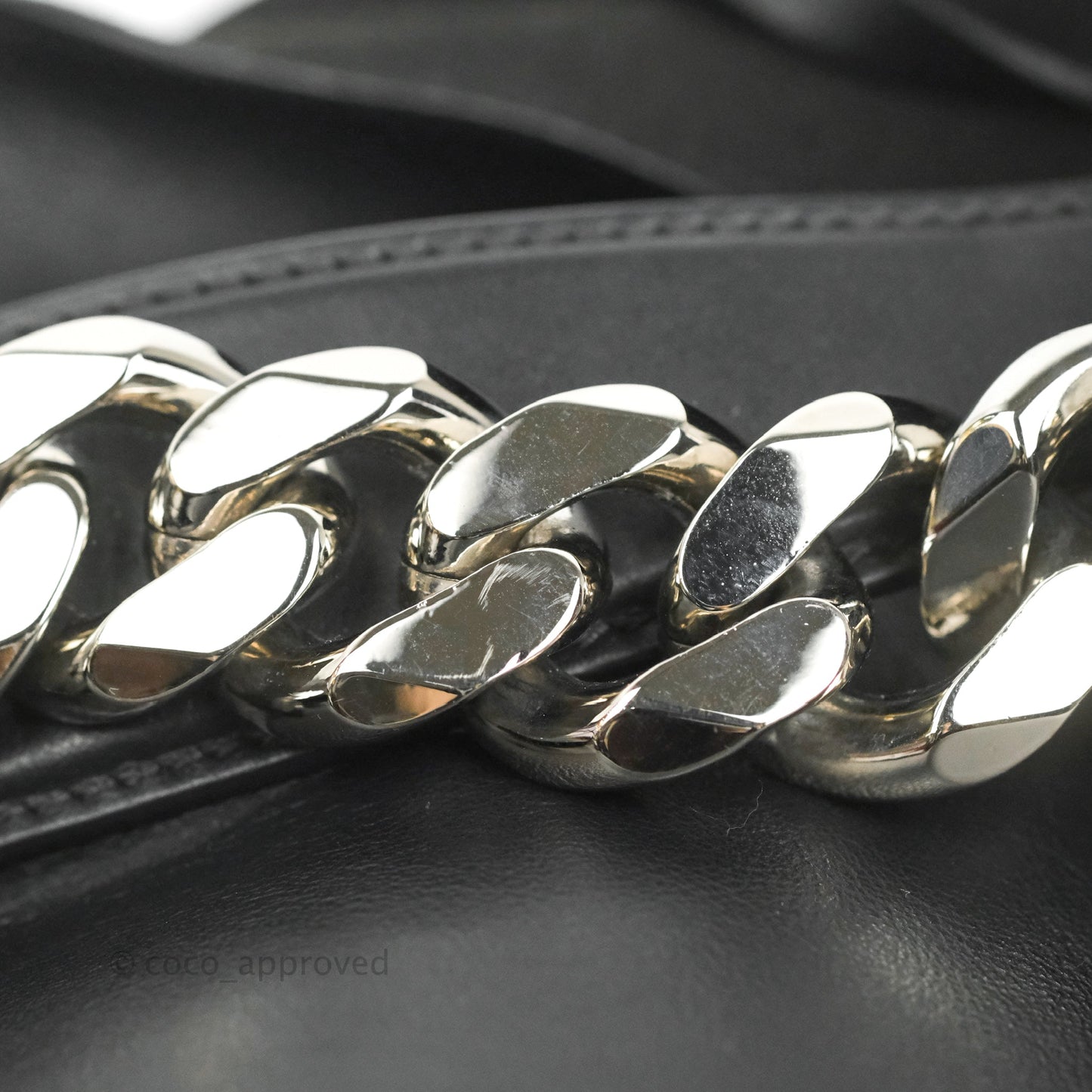 Givenchy Medium Infinity Hobo Bag Black Calfskin Silver Hardware