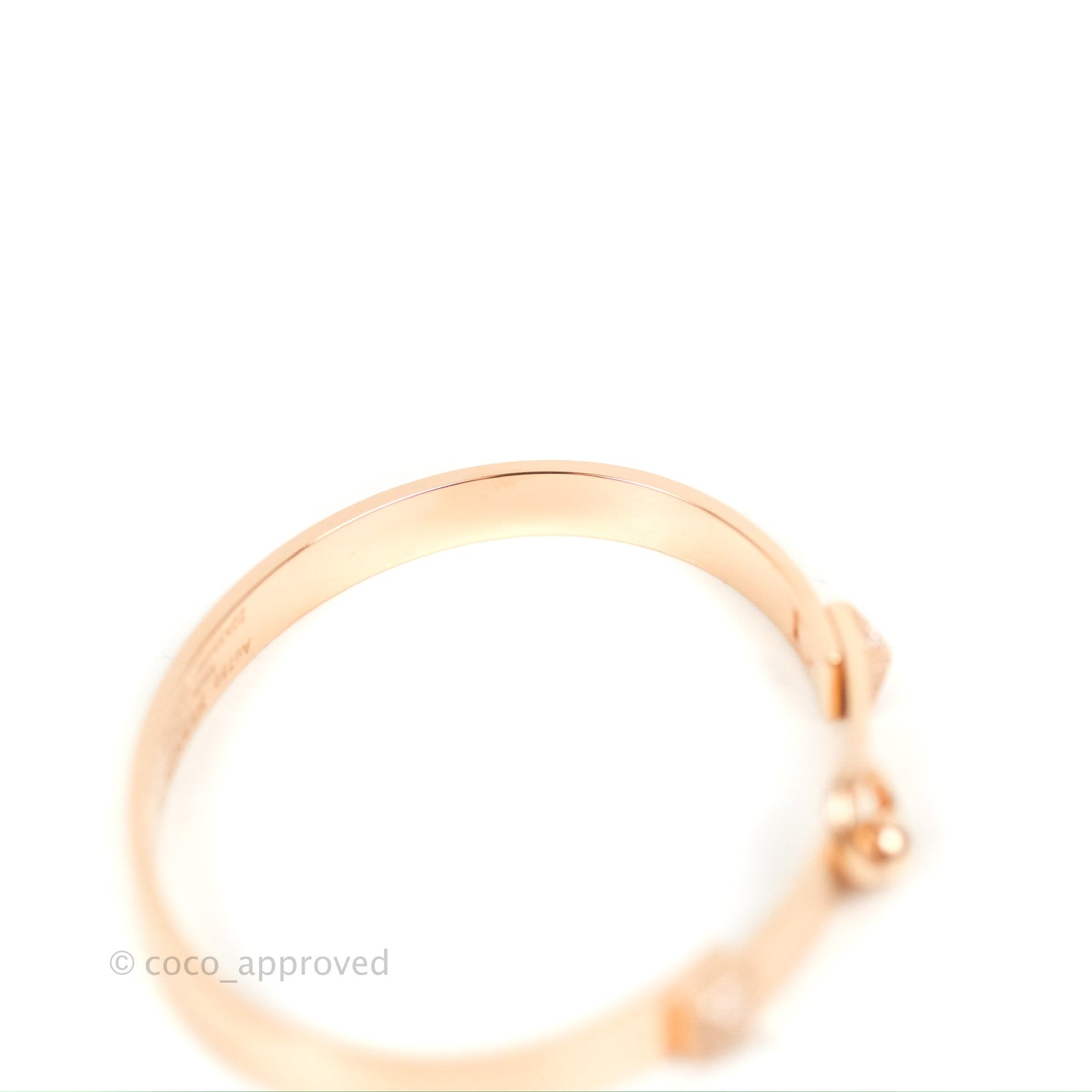 Hermès Collier De Chien Bracelet Rose Gold PM