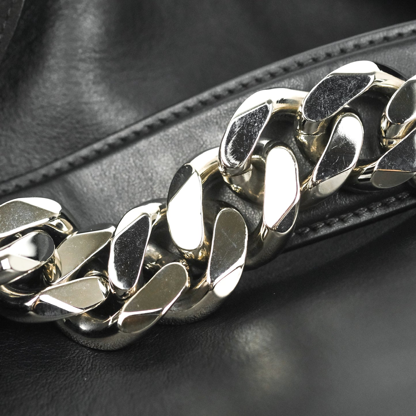 Givenchy Medium Infinity Hobo Bag Black Calfskin Silver Hardware