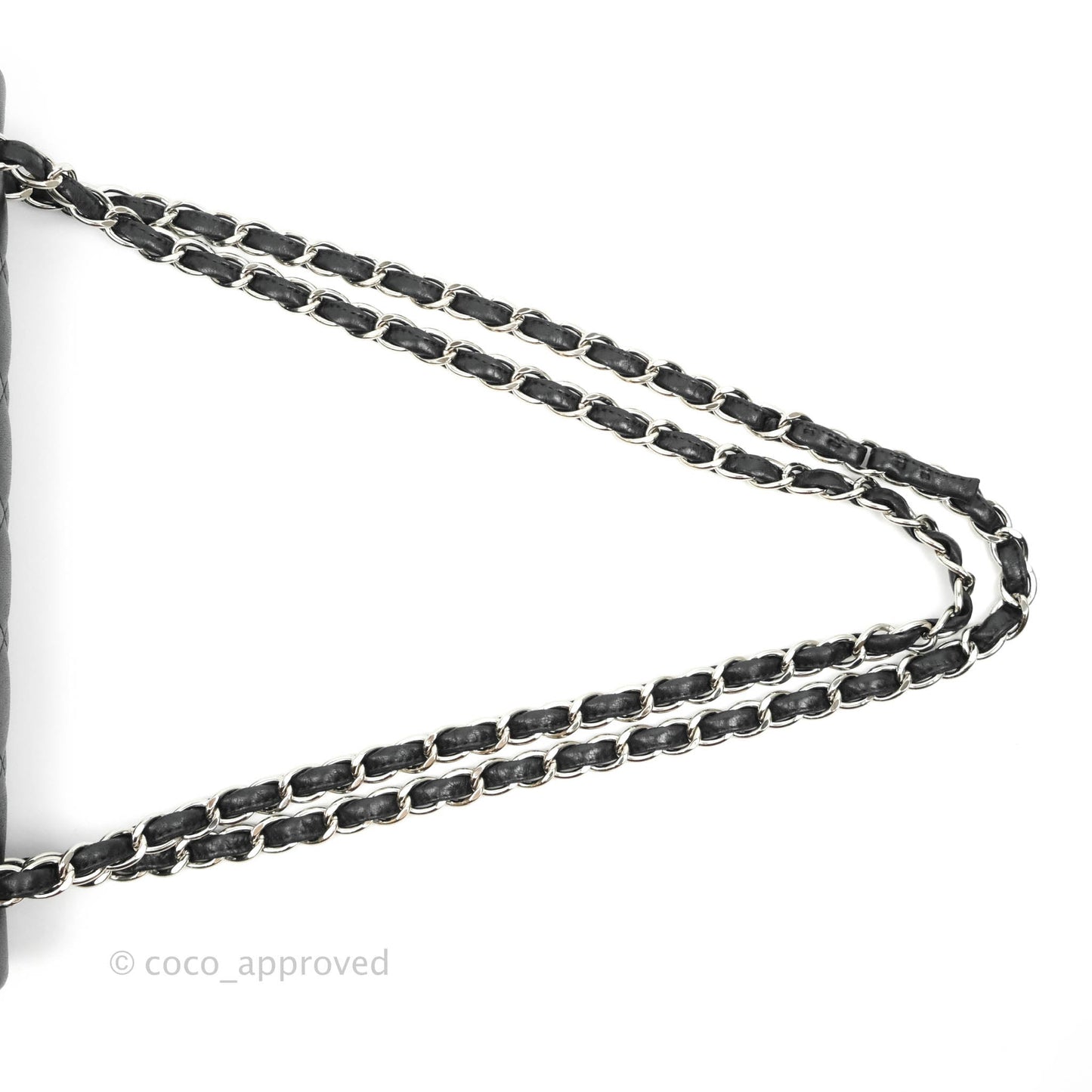 Chanel Jumbo Double Flap Black Lambskin Silver Hardware⁣⁣