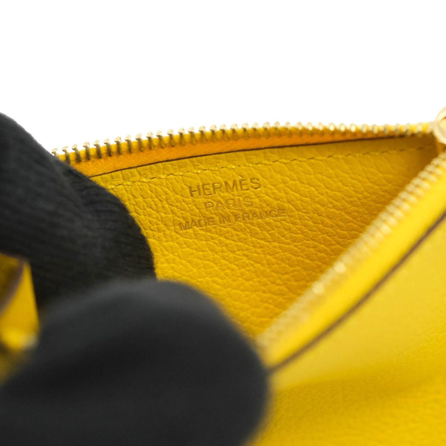 Hermès Constance Slim Wallet Jaunde De Naples Epsom Gold Hardware