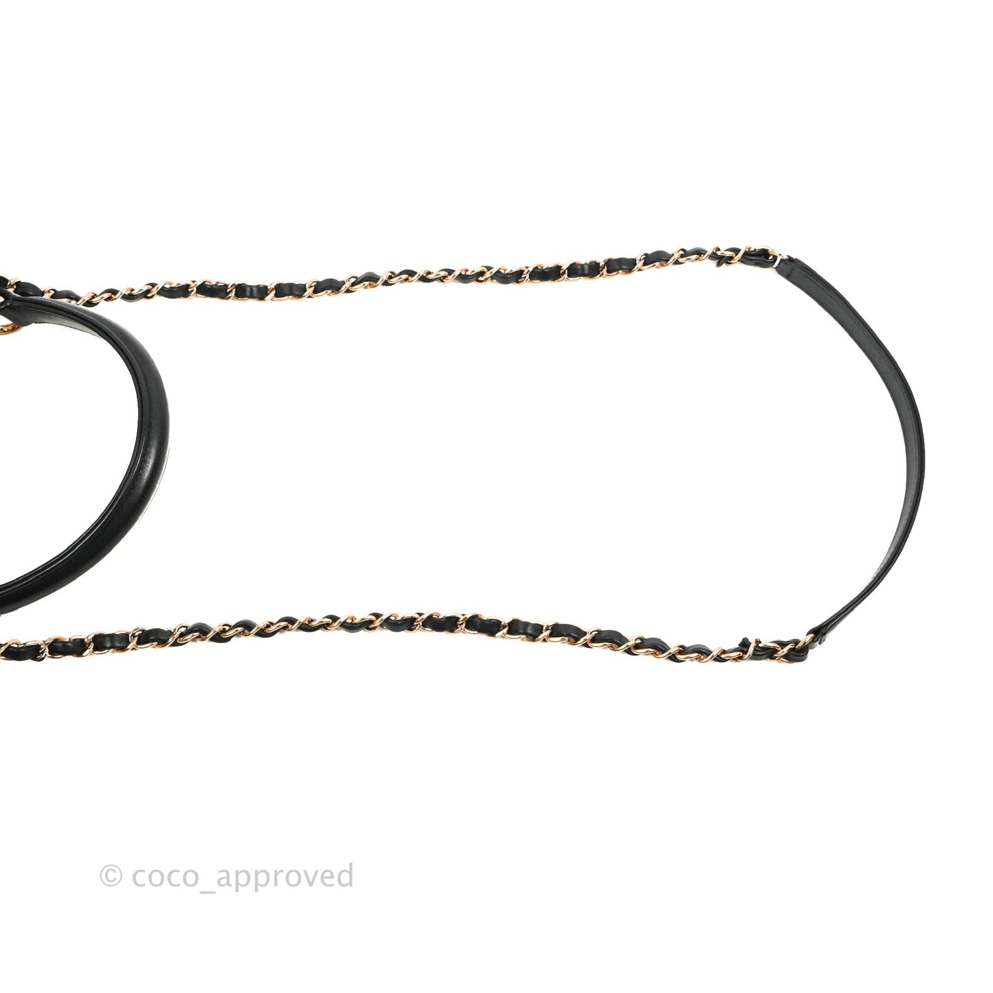 Chanel Small Trendy CC Black Lambskin Rose Gold Hardware 22C