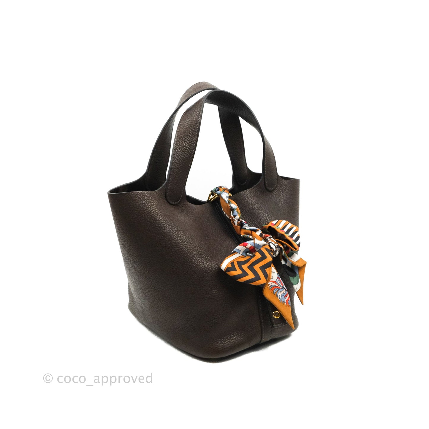 Hermès Picotin Lock 18 46 Ebene Barenia Faubourg Gold Hardware