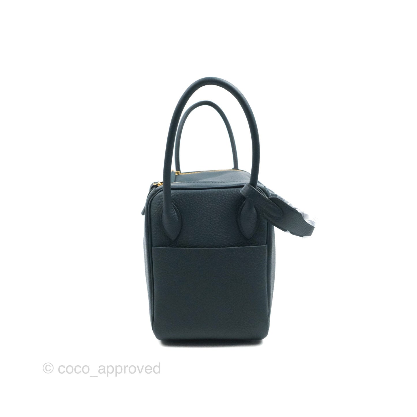 Hermès Lindy 26 Vert Cypress Clemence Gold Hardware