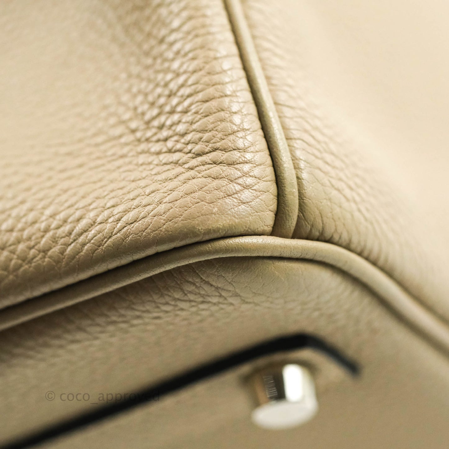 Hermès Birkin 35 Togo Gris Tourterelle Palladium Hardware