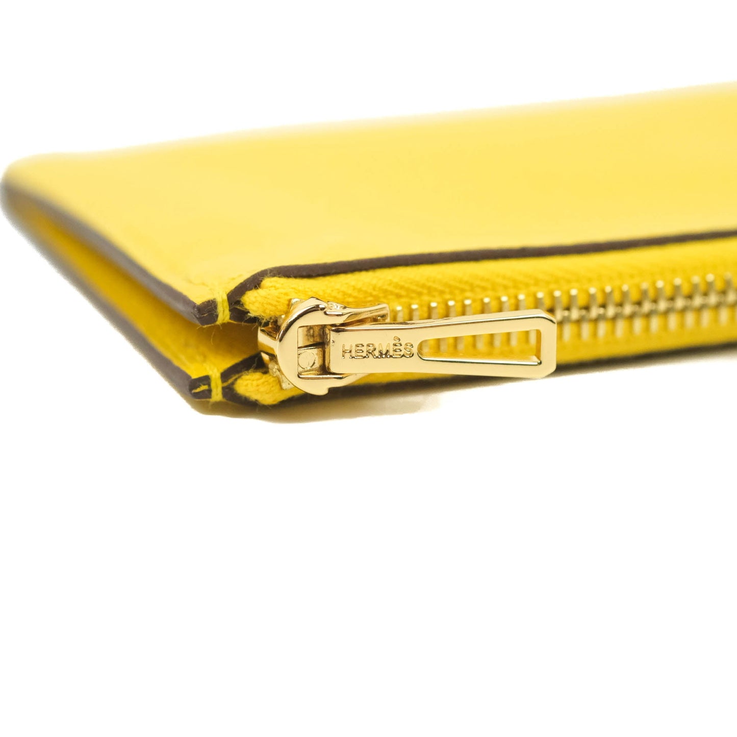 Hermès Constance Slim Wallet Jaunde De Naples Epsom Gold Hardware