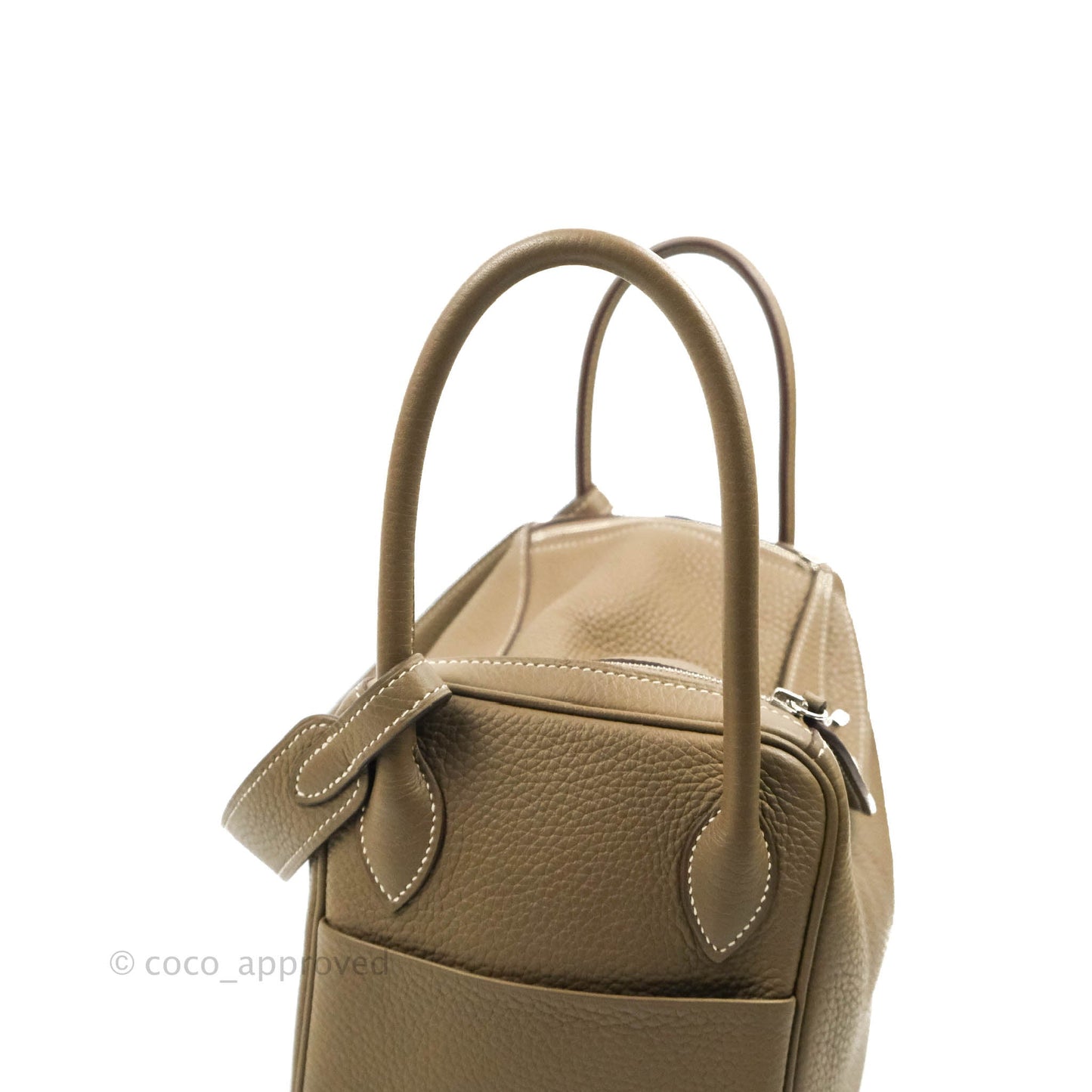 Hermès Lindy 26 Taurillon Clemence Etoupe Palladium Hardware